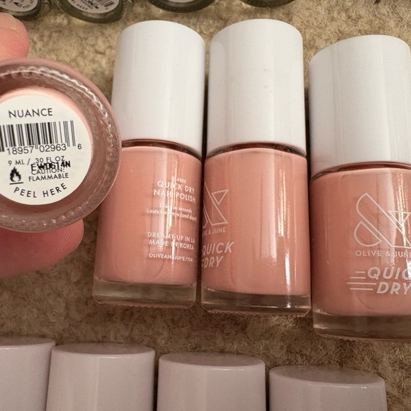 Olive and June Quick Dry Assorted Nail Polish Set - 6 with each order - Picture 5 of 13